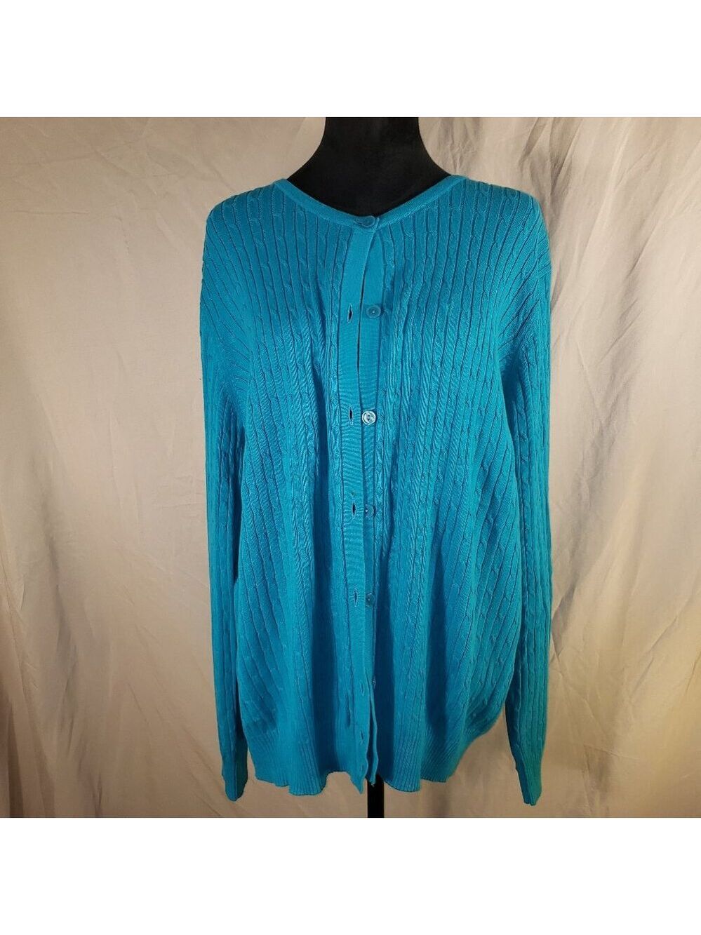 Kim Rogers XL Blue Cardigan